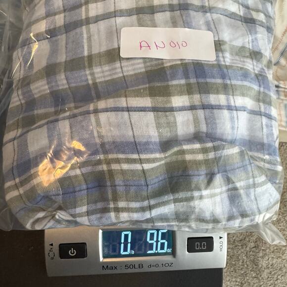 J.Jill Love Linen Plaid Button Front Shirt Women’s XL Tall 100% Linen Blue Green - Picture 8 of 8